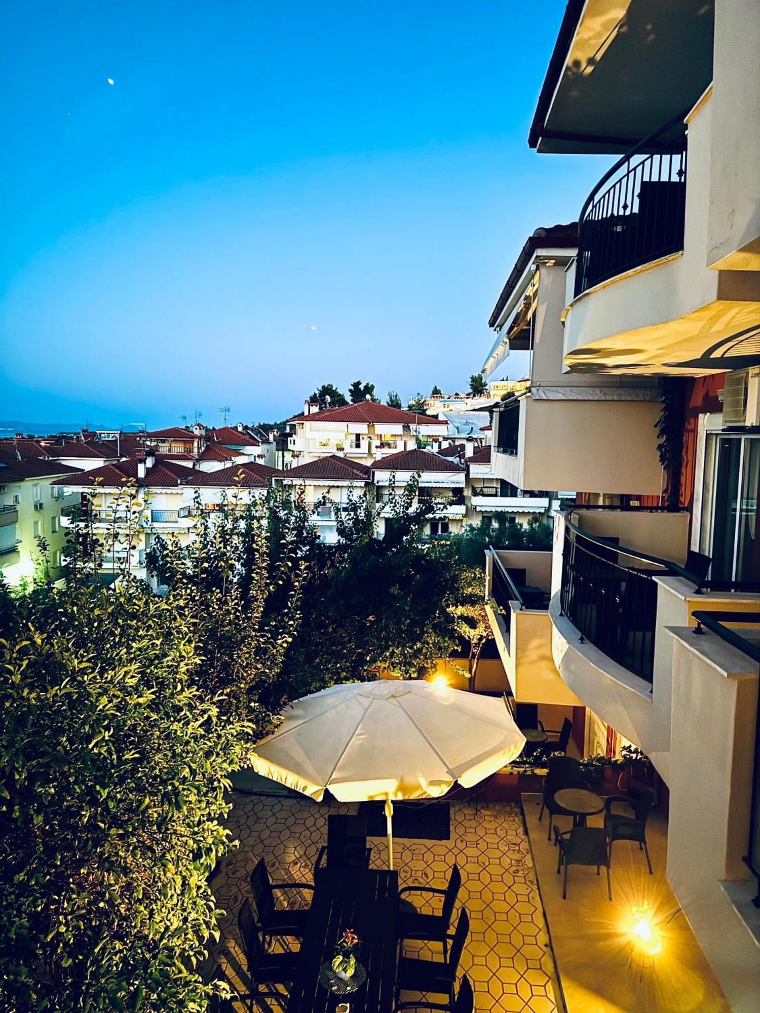 Hotel Sun Sight Pefkochori Exterior foto